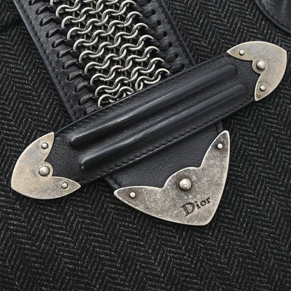 Christian Dior Black Canvas Jeanne Handbag