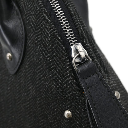 Christian Dior Black Canvas Jeanne Handbag
