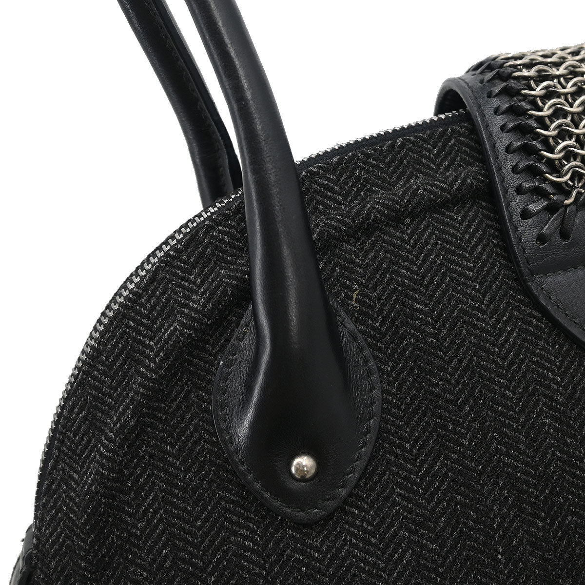 Christian Dior Black Canvas Jeanne Handbag
