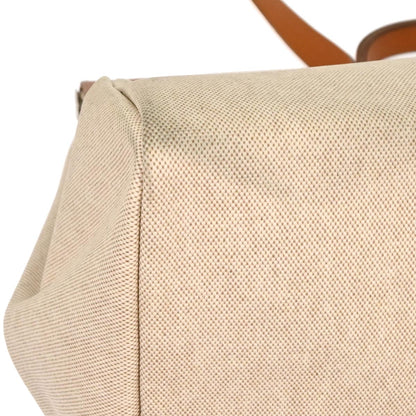 Hermes Beige Toile H Herbag GM 2 in 1 Handbag