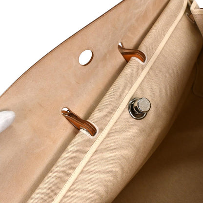 Hermes Beige Toile H Herbag GM 2 in 1 Handbag