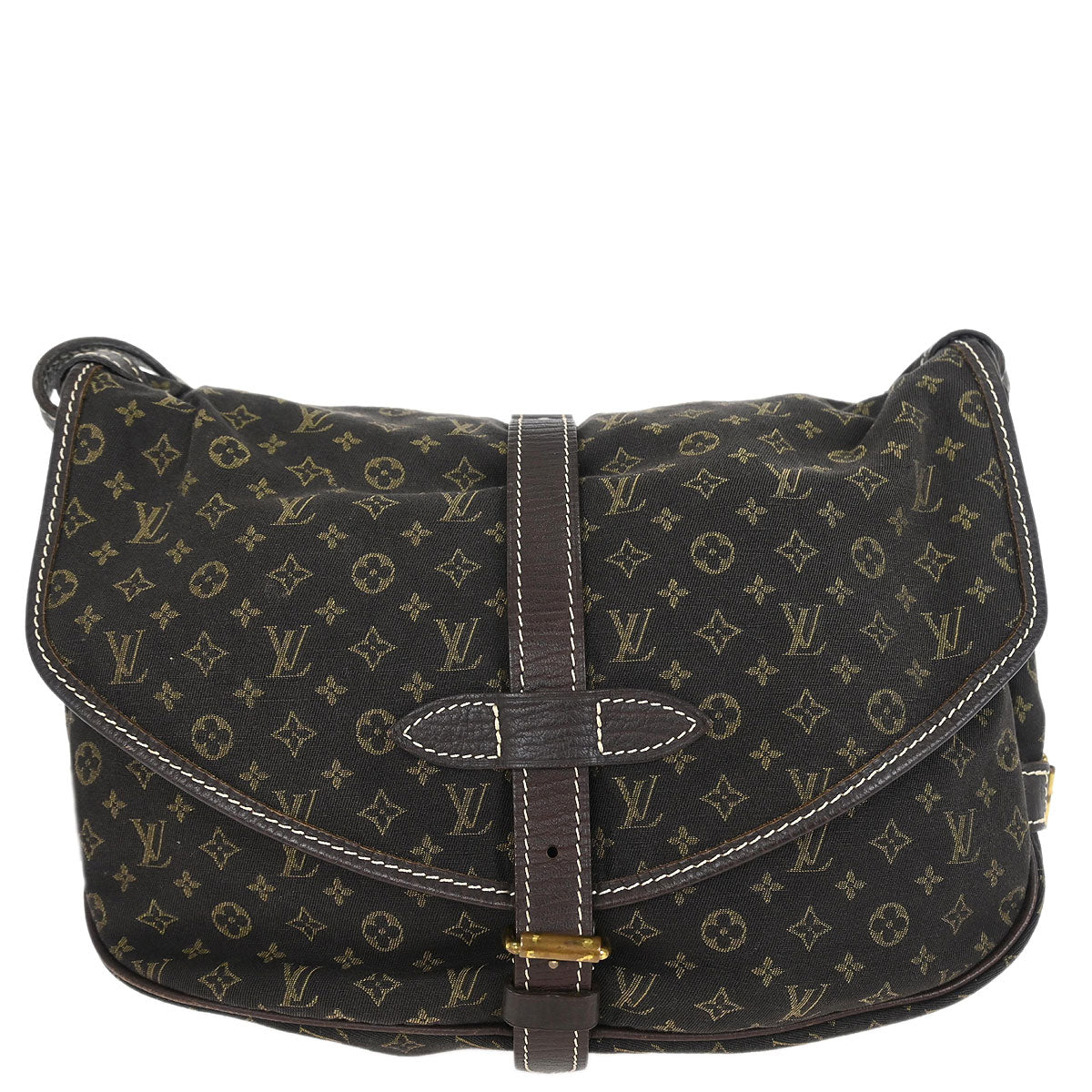 Louis Vuitton Monogram Mini Lin Saumur 30 Shoulder Bag M95227