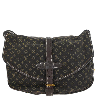 Louis Vuitton Monogram Mini Lin Saumur 30 Shoulder Bag M95227