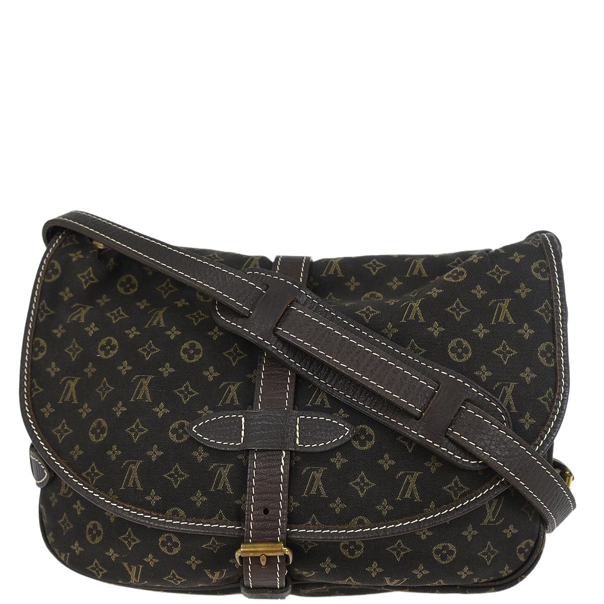 Louis Vuitton Monogram Mini Lin Saumur 30 Shoulder Bag M95227