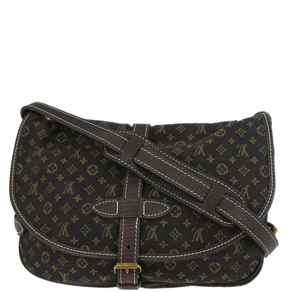 Louis Vuitton Monogram Mini Lin Saumur 30 Shoulder Bag M95227