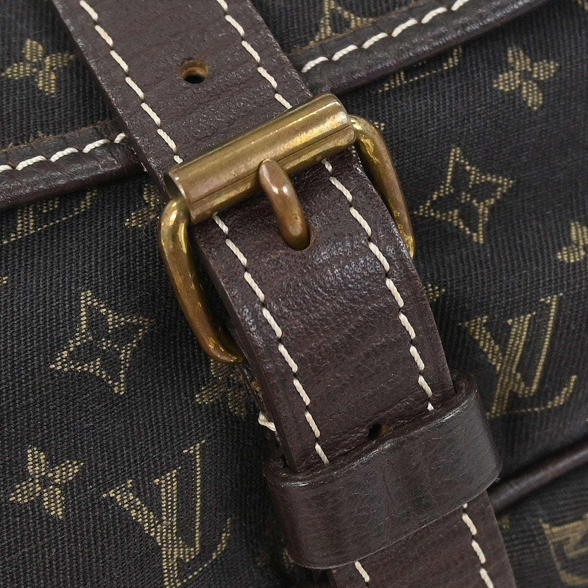 Louis Vuitton Monogram Mini Lin Saumur 30 Shoulder Bag M95227