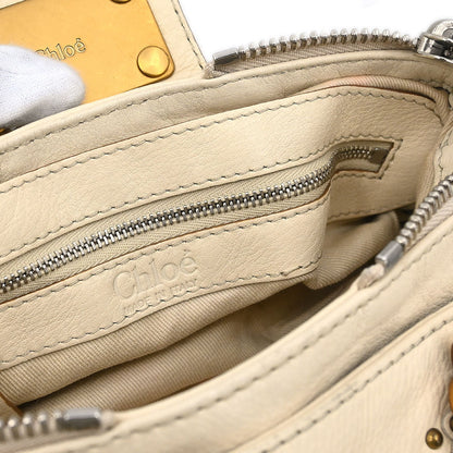 Chloe White Paddington Mini Handbag