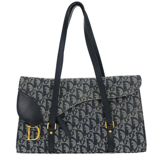 Christian Dior Navy Trotter Handbag