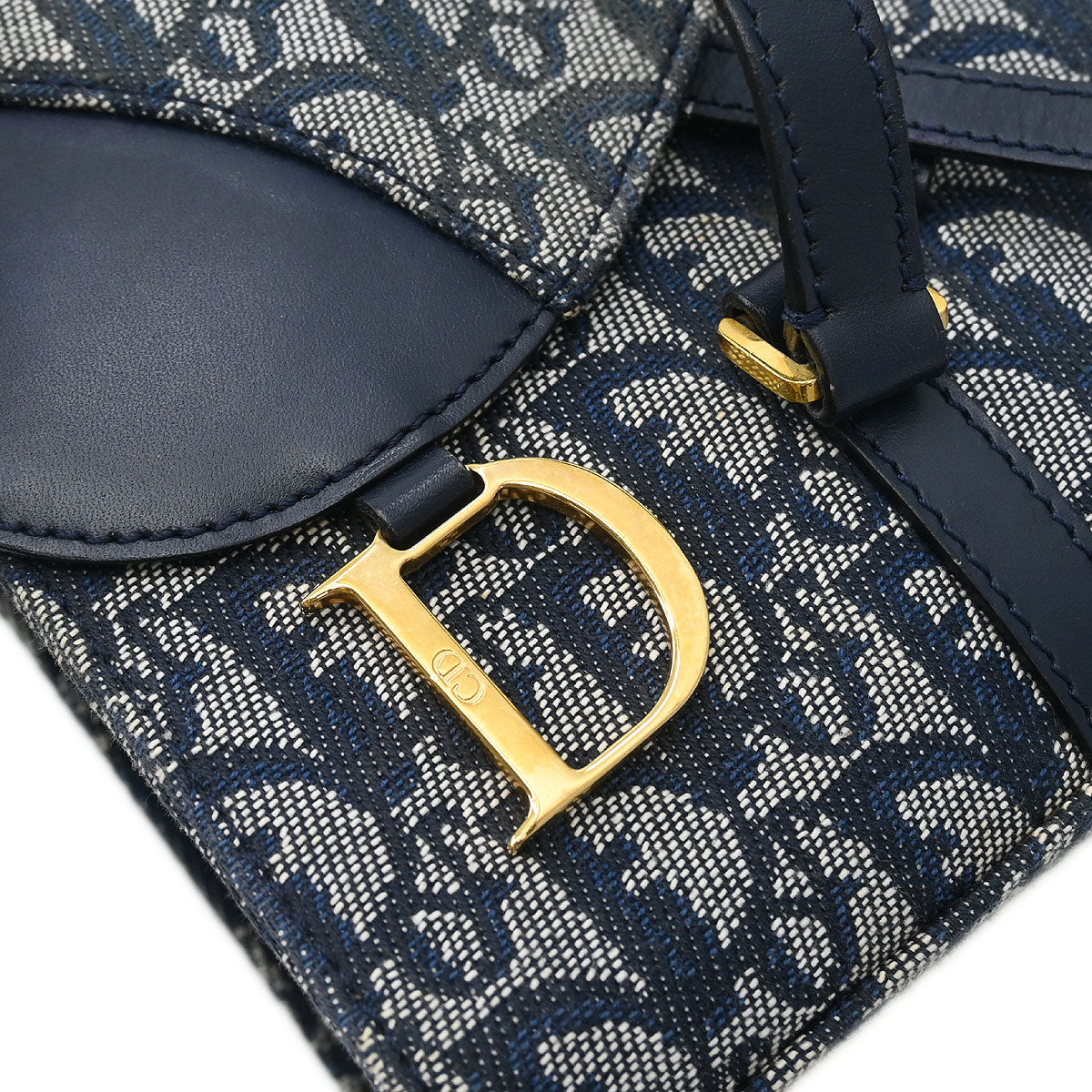 Christian Dior Navy Trotter Handbag