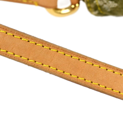 Louis Vuitton Khaki Monogram Denim Mini Pleaty Handbag M95217