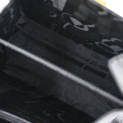 Salvatore Ferragamo Black Gancini 2way Shoulder Handbag