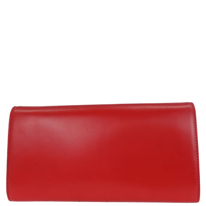 Louis Vuitton Red Opera Aegean Clutch Handbag M63967