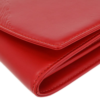 Louis Vuitton Red Opera Aegean Clutch Handbag M63967