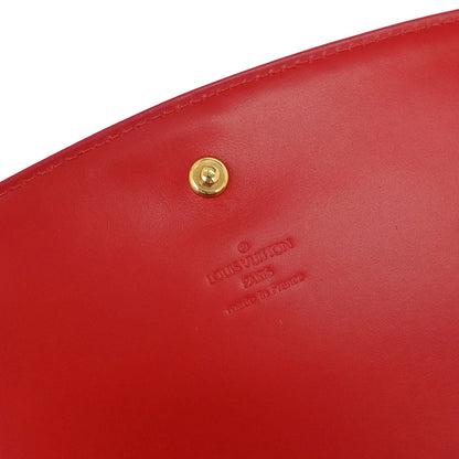 Louis Vuitton Red Opera Aegean Clutch Handbag M63967