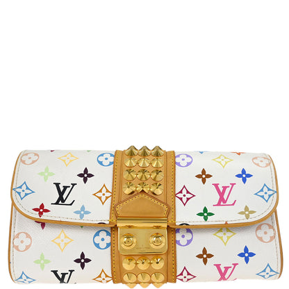 Louis Vuitton White Multicolor Pochette Courtney Clutch Bag M45639