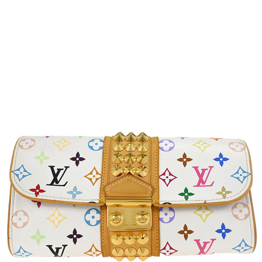 Louis Vuitton White Multicolor Pochette Courtney Clutch Bag M45639