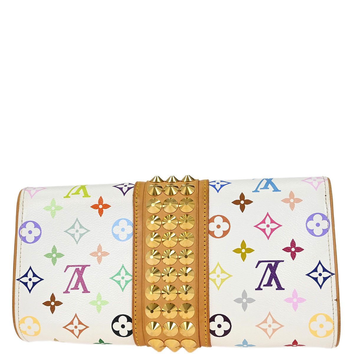 Louis Vuitton White Multicolor Pochette Courtney Clutch Bag M45639