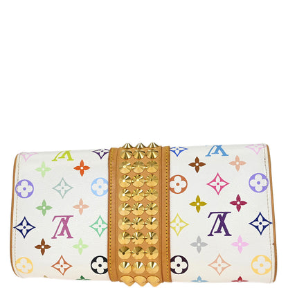 Louis Vuitton White Multicolor Pochette Courtney Clutch Bag M45639