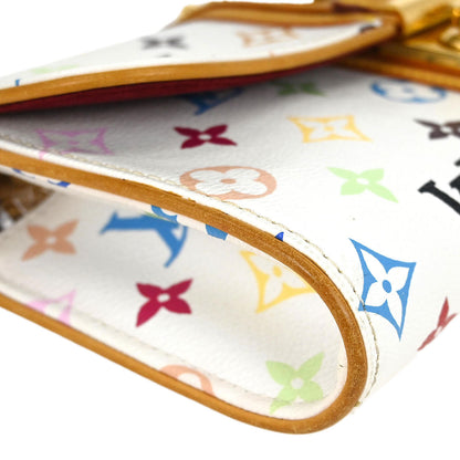 Louis Vuitton White Multicolor Pochette Courtney Clutch Bag M45639