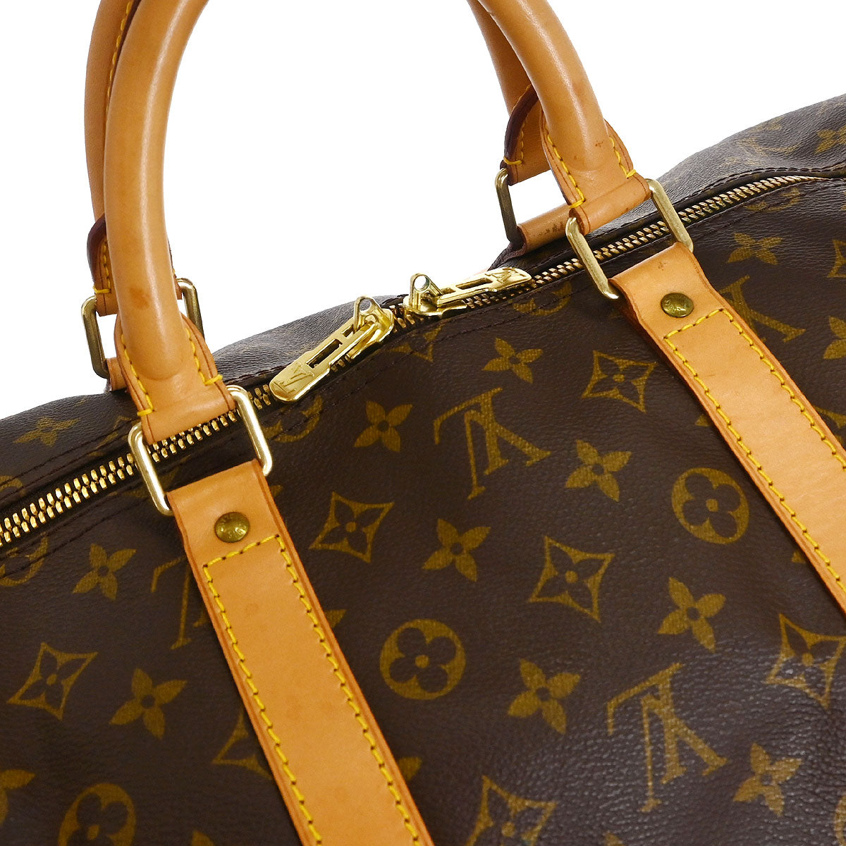 Louis Vuitton Monogram Keepall Bandouliere 55 Duffle Bag M41414