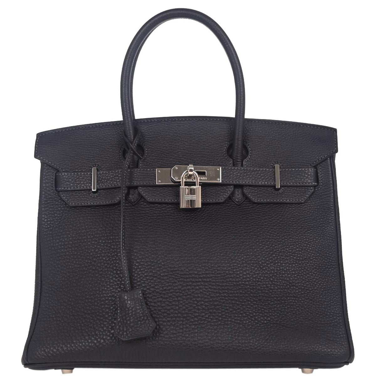 Hermes Dark Navy Togo Birkin 30 Handbag