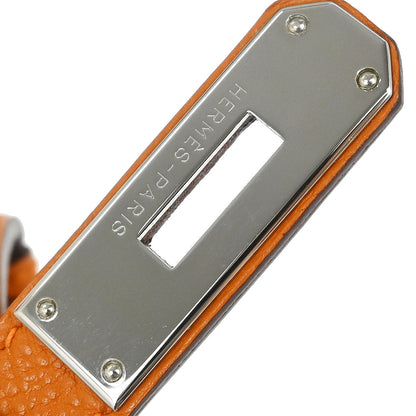 Hermes Potiron Togo Kelly 28 Retourne 2way Shoulder Handbag