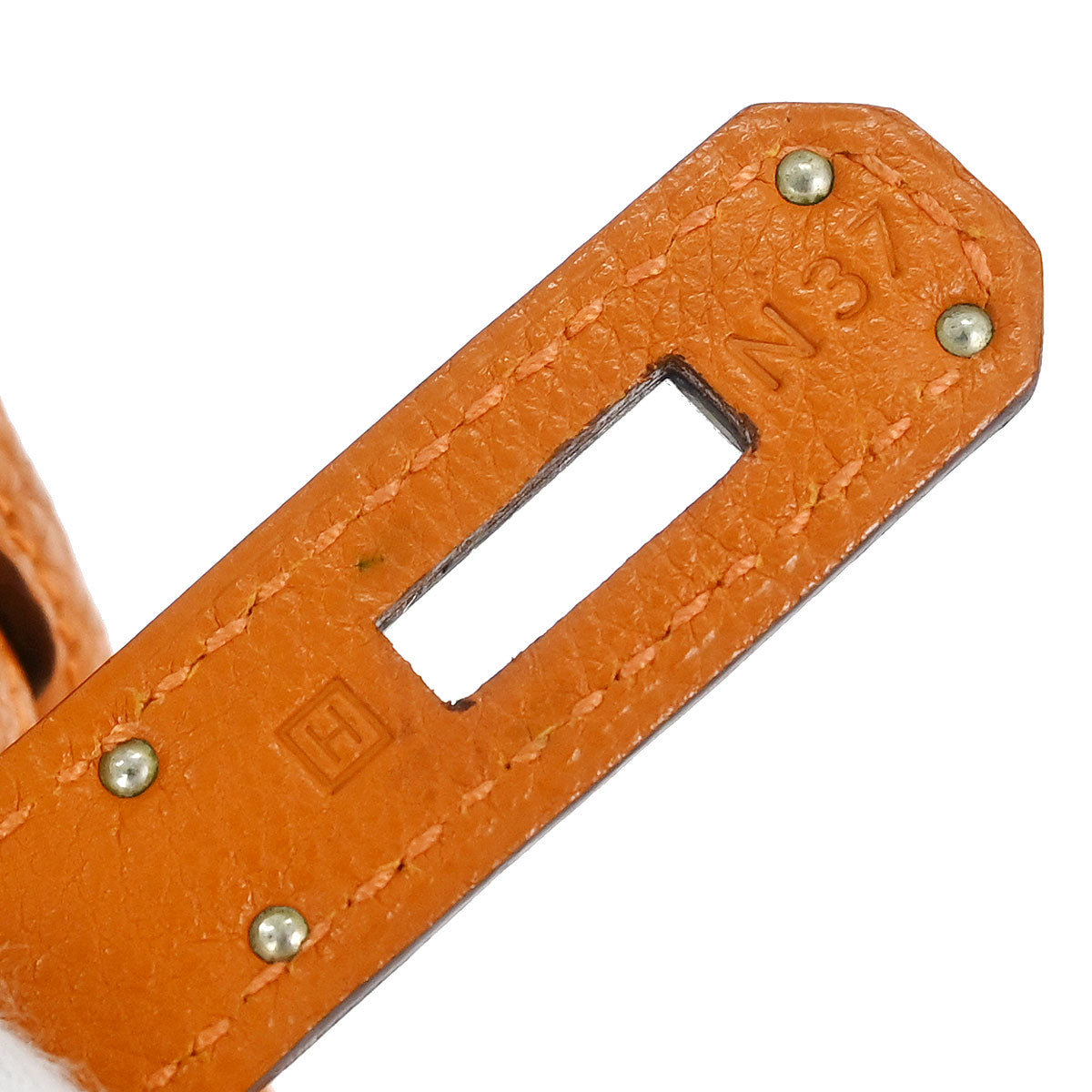 Hermes Potiron Togo Kelly 28 Retourne 2way Shoulder Handbag