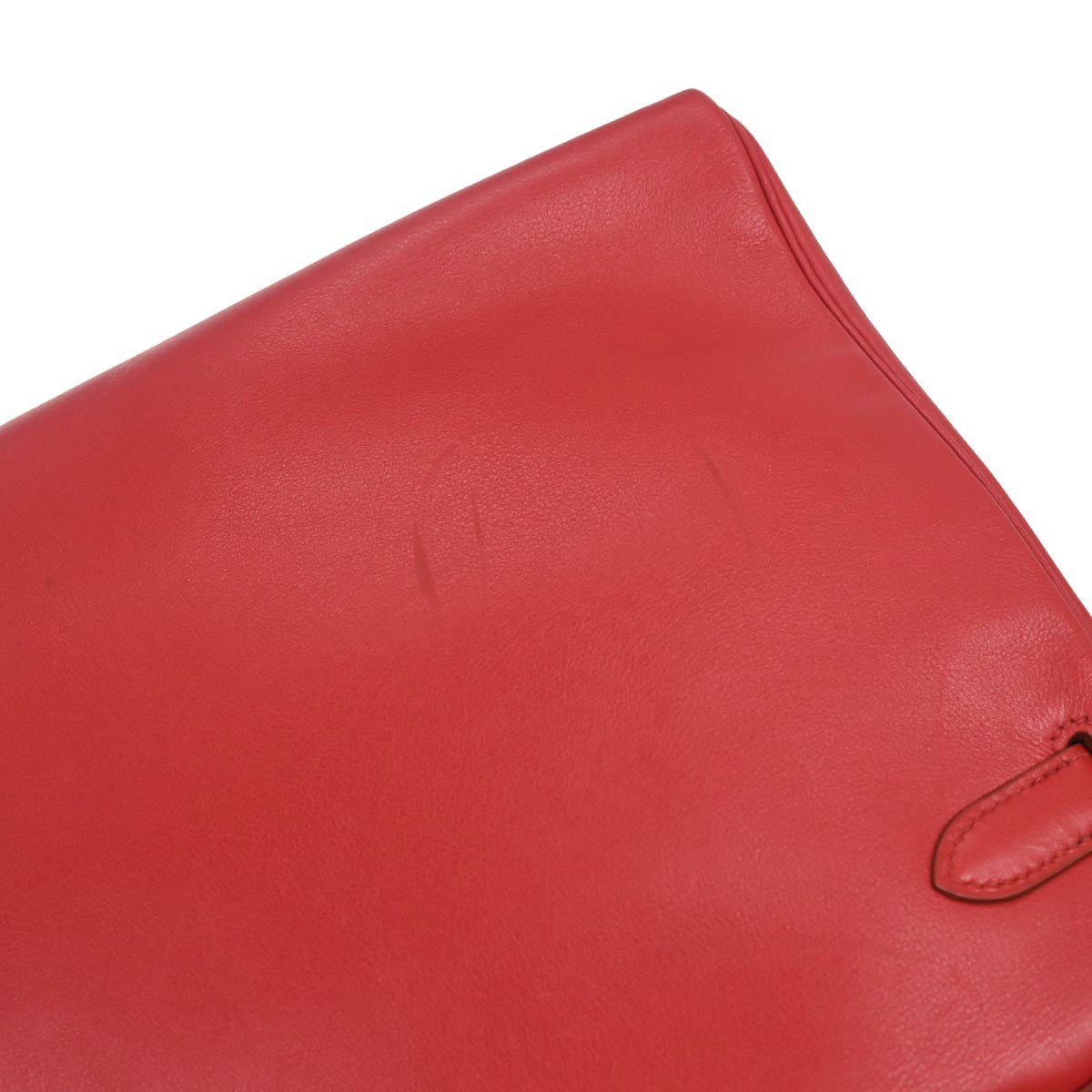 Hermes Rouge Vif Gulliver Kelly 32 Retourne 2way Shoulder Handbag