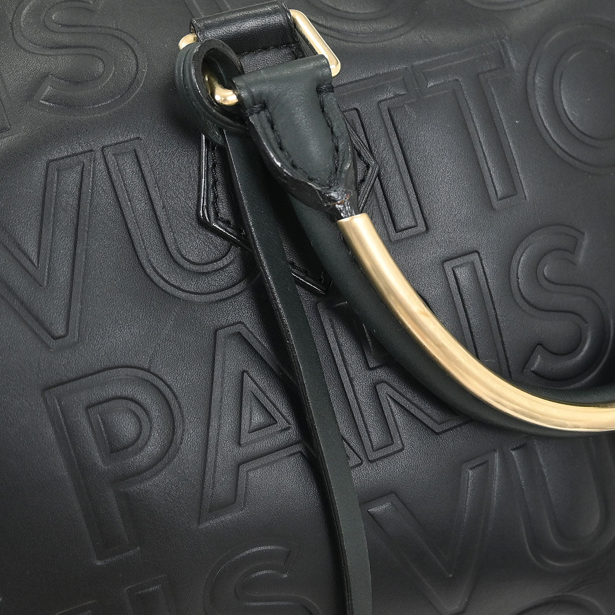 Louis Vuitton 2008 Black Leather Paris Pool Speedy Cube M95816