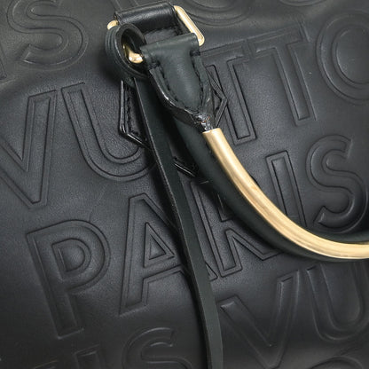 Louis Vuitton 2008 Black Leather Paris Pool Speedy Cube M95816