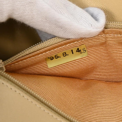 Chanel Beige Lambskin Medium Diana Shoulder Bag