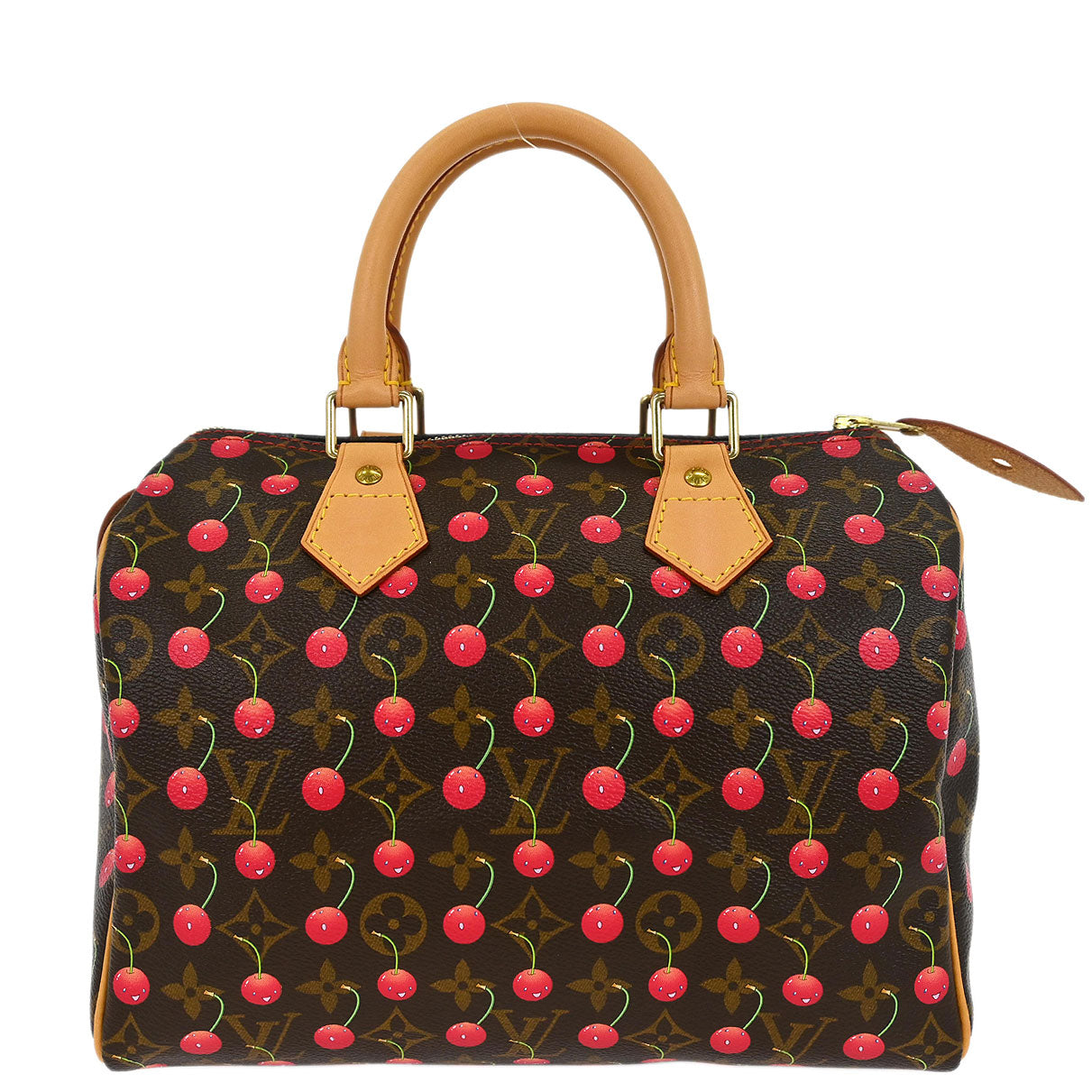 Louis Vuitton Monogram Cherry Speedy 25 Handbag M95009