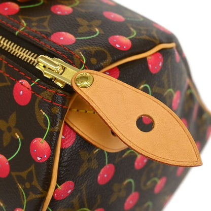 Louis Vuitton Monogram Cherry Speedy 25 Handbag M95009