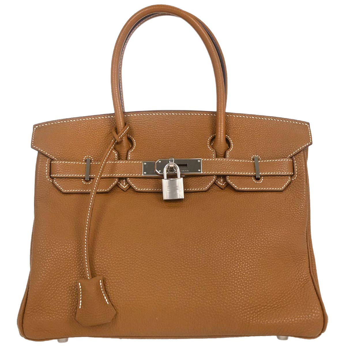 Hermes Gold Togo Birkin 30 Handbag
