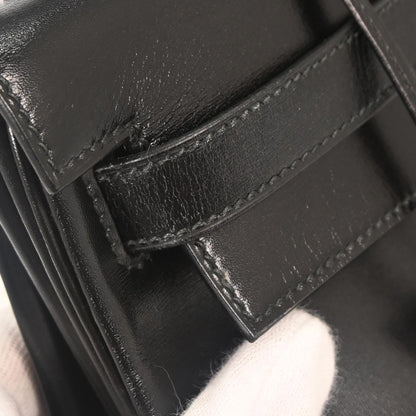 Hermes Black Box Calf Kelly 32 Retourne Handbag