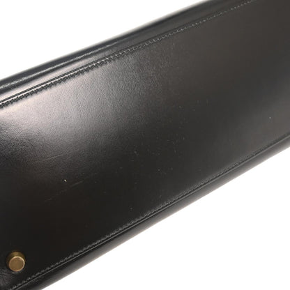 Hermes Black Box Calf Kelly 32 Retourne Handbag