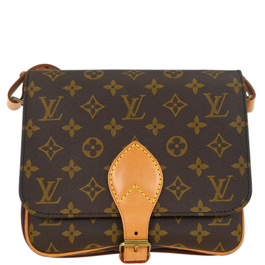 Louis Vuitton Monogram Cartouchiere MM Shoulder Bag M51253