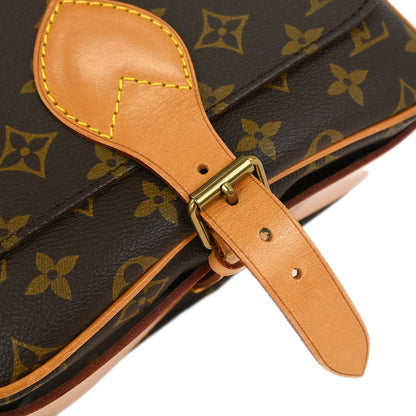 Louis Vuitton Monogram Cartouchiere MM Shoulder Bag M51253