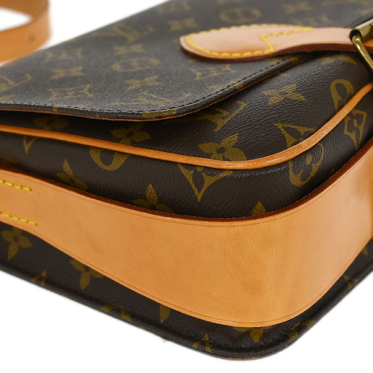 Louis Vuitton Monogram Cartouchiere MM Shoulder Bag M51253