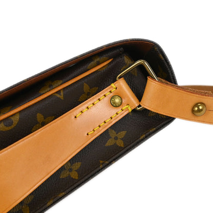 Louis Vuitton Monogram Cartouchiere MM Shoulder Bag M51253