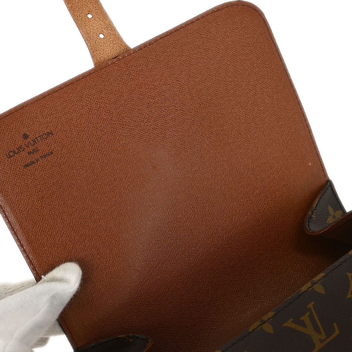 Louis Vuitton Monogram Cartouchiere MM Shoulder Bag M51253