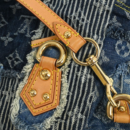 Louis Vuitton Monogram Denim Patchwork Postie 2way Handbag M95374