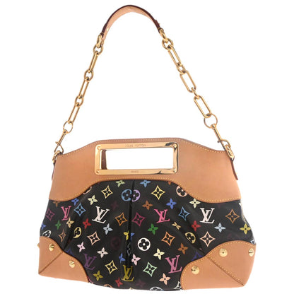 Louis Vuitton Black Multicolor Judy MM 2way Shoulder Handbag M40256