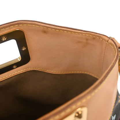 Louis Vuitton Black Multicolor Judy MM 2way Shoulder Handbag M40256