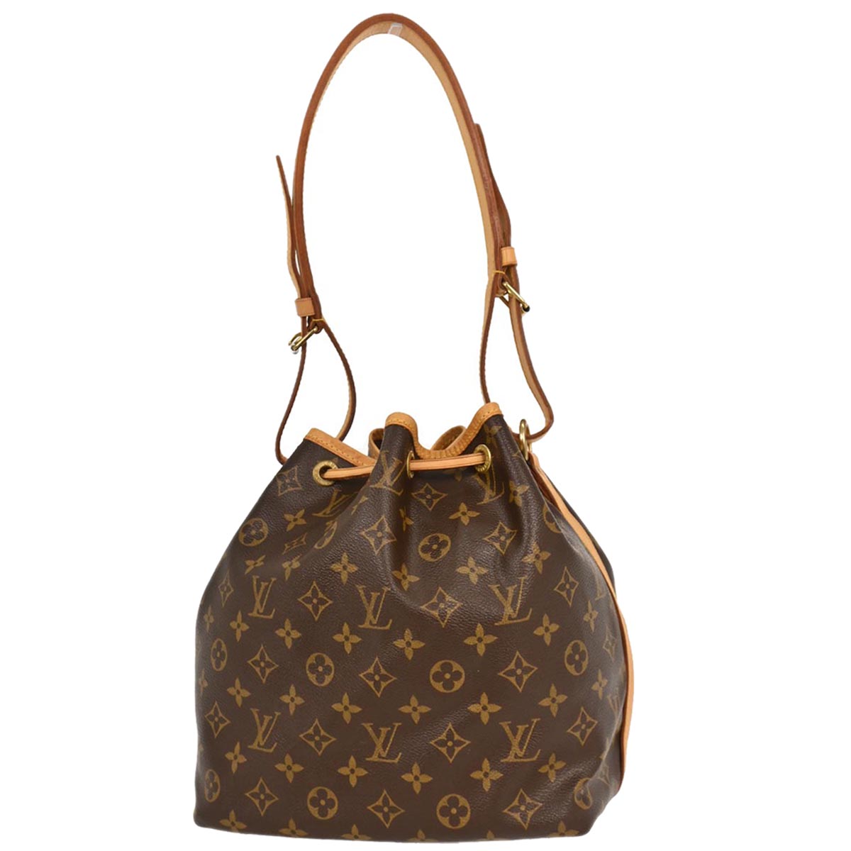 LOUIS VUITTON プチ・ノエ M42226 モノグラム AR0930 Louis Vuitton Monogram Petite Noe Drawstring Shoulder Bag M42226