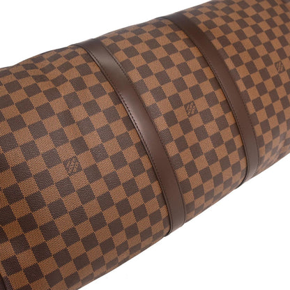 Louis Vuitton Damier Keepall Bandouliere 55 Duffle Bag N41414