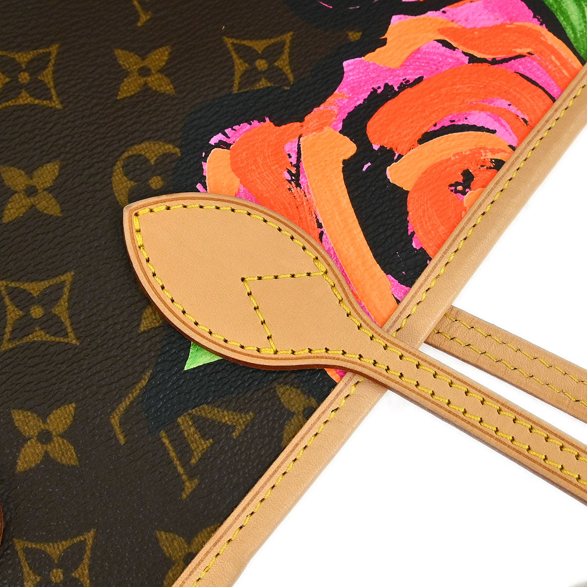 Louis Vuitton Monogram Rose Neverfull MM Shoulder Tote Bag M48613