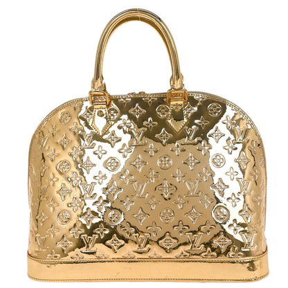 Louis Vuitton Gold Monogram Miroir Alma GM Handbag M95274