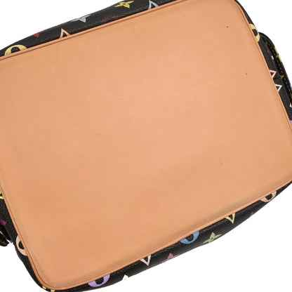 Louis Vuitton Black Monogram Multicolor Petite Noe Handbag M42230