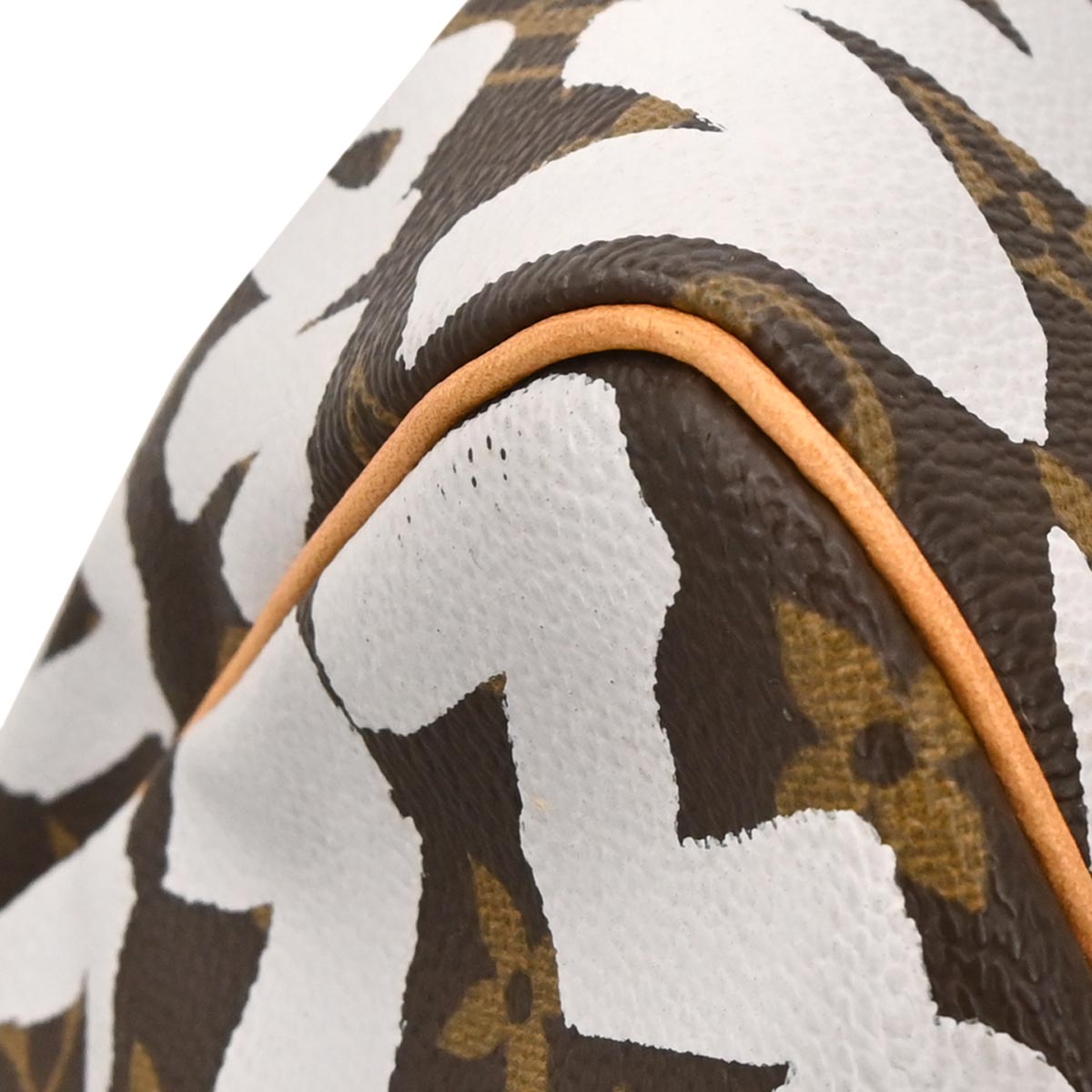 Louis Vuitton White Monogram Graffiti Speedy 30 Handbag M92195